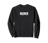 Justin Bieber Weißes Bieber-Logo Sweatshirt