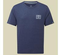 Jutnu Badge Tee Men XXL blau - Farbe rathee blue