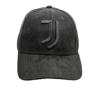 Juventus Baseball Cap Alcantara Stickerei Schwarz 100% PL, Schwarz, One Size