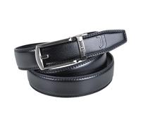 Juventus Klassischer Gürtel in Box, 100% Leder, Größe L-XL, Schwarz, L/XL