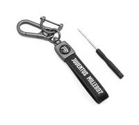 JUVENTUS Schlüsselanhänger Leder 133608, Schwarz, Taglia unica