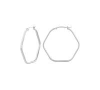 Juwel BREIL Sammlung HEXAGONIA, OHRRINGE aus DAMEN in SILBER UND EDELSTAHL Farbe SILBER messen EINZIGARTIG - TJ3520