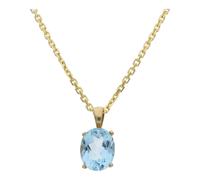 JuwelmaLux Anhänger 333/000 (8 Karat) Gold mit Blautopas JL30-02-2214