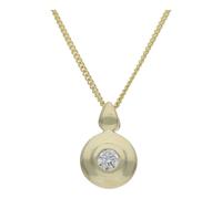 JuwelmaLux Anhänger 333/000 (8 Karat) Gold synth Zirkonia JL13-02-0119