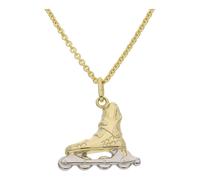 JuwelmaLux Anhänger 333/000 (8 Karat) Gold- und Weißgold Inline Skates JL30-02-3336