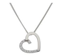 JuwelmaLux Anhänger 333/000 (8 Karat) Weißgold mit Zirkonia JL13-02-0154