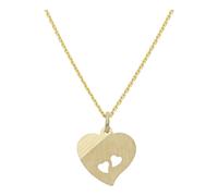 JuwelmaLux Anhänger 333 Gold Gravurplatte Herz JL16-02-0550