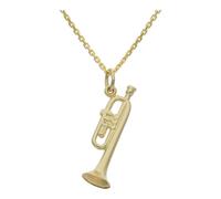 JuwelmaLux Anhänger 585/000 (14 Karat) Gold Trompete JL30-02-3509