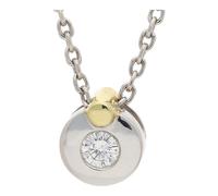 JuwelmaLux Anhänger 585 Bicolor mit Brillant JL30-02-1363
