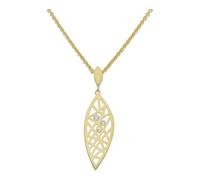 JuwelmaLux Anhänger 925/000 Sterling Silber gold plattiert JL20-02-1000