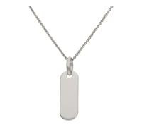 JuwelmaLux Anhänger 925/000 Sterling Silber Gravur Platte JL32-02-0105