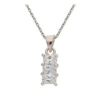 JuwelmaLux Anhänger 925/000 Sterling Silber mit synth. Zirkonia JL30-02-3927