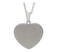 JuwelmaLux Anhänger 925 Sterling Silber Gravurplatte Herz JL30-02-2160