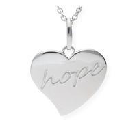 JuwelmaLux Anhänger 925 Sterling Silber Herz HOPE JL20-02-0120