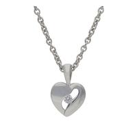 JuwelmaLux Anhänger Herz 925/000 Sterling Silber mit Cubic Zirkonia JL39-02-0727