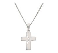 JuwelmaLux Anhänger JL39-02-0768 Kreuz 925 Silber Zirkonia