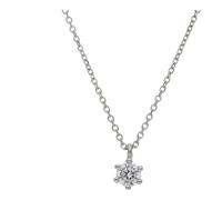 JuwelmaLux Anhänger mit Kette 333 Weißgold mit Zirkonia JL10-05-2731