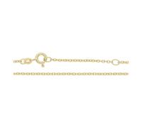 JuwelmaLux Ankerkette 925/000 Silber goldplattiert 10 Mikron (10/1000 mm)