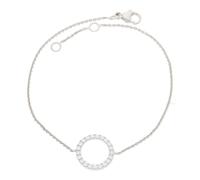 JuwelmaLux Armband 333/000 (8 Karat) Weißgold mit Zirkonia JL10-03-2376
