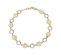 JuwelmaLux Armband 585/000 (14 Karat) Bicolor Gold- und Weißgold JL41-03-0067