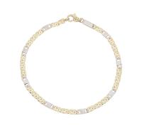 JuwelmaLux Armband 585/000 (14 Karat) Bicolor Gold- und Weißgold JL41-03-0075