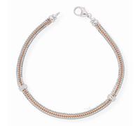 JuwelmaLux Armband 585/000 (14 Karat) Rot- und Weißgold JL15-03-0128