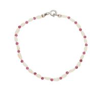 JuwelmaLux Armband 925/000 Silber Süßwasserzuchtperle Granat JL30-03-4641