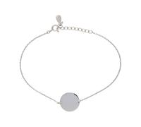 JuwelmaLux Armband 925/000 Sterling Silber mit Gravurplatte JL16-03-0552