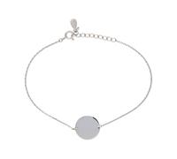 JuwelmaLux Armband 925/000 Sterling Silber mit Gravurplatte JL16-03-0552