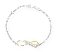 JuwelmaLux Armband 925 Silber vergoldet mit Zirkonia JL20-03-0442