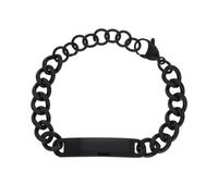 JuwelmaLux Armband Edelstahl Ionen schwarz plattiert JL45-03-0042