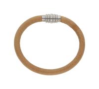 JuwelmaLux Armband Edelstahl, Leder braun JL30-03-4448