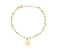 JuwelmaLux Armband Edelstahl vergoldet Figaro JL16-03-0541