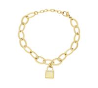 JuwelmaLux Armband Fantasie Edelstahl vergoldet mit Schmucksteine JL16-03-0544