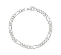 JuwelmaLux Armband Figaro oval 925/000 Sterling Silber JL50-03-0068