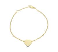 JuwelmaLux Armband Gravur Herz 333 Gold JL14-03-0254