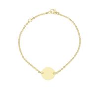 JuwelmaLux Armband Gravurplatte 333 Gold JL14-03-0255
