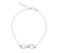 JuwelmaLux Armband Infinity Silber 925/000 Zirkonia JL16-03-0076