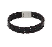 JuwelmaLux Armband Leder Edelstahl JL45-03-0019