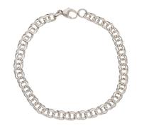 JuwelmaLux Armband Silber 925/000 Garibaldi 19 cm JL18-03-0331