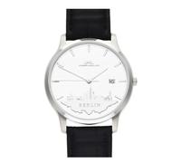 JuwelmaLux Armbanduhr Skyline Berlin JL43-08-01-09 Leder