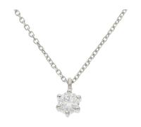 JuwelmaLux Brillant Anhänger mit Kette 585 Weißgold JL10-05-3474