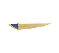 JuwelmaLux Brosche 585/000 (14 Karat) Gold mit Lapis JL30-01-4701