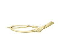JuwelmaLux Brosche 585/000 (14 Karat) Gold mit synth. Zirkonia JL30-01-2406
