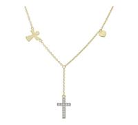 JuwelmaLux Collier 333/000 (8 Karat) Gold mit Zirkonia JL20-05-1060