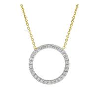 JuwelmaLux Collier 333 Gold mit synth. Zirkonia JL39-05-0281