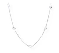 JuwelmaLux Collier 585/000 (14 Karat) Weißgold mit Brillanten JL10-05-1122