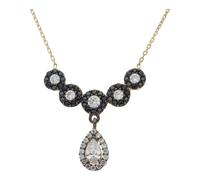 JuwelmaLux Collier 585 Gelbgold mit Anhänger Zirkonia JL30-05-4599