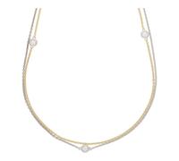 JuwelmaLux Collier 585 Gelbgold/Weißgold mit Diamanten JL10-05-2524