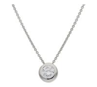 JuwelmaLux Collier 585 Weißgold mit Brillant JL30-05-3254